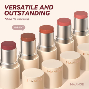 MAANGE Barra de Rubor Cremosa en 13 Colores, Multiusos y Modulable, Rubor Natural para Maquillaje Facial, Venta al Por Mayor Sin Personalización - Product Image 1