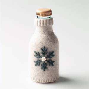 Veste de bouteille en feutre élégante et douce Taille personnalisée Couverture isolée écologique élégante et durable pour votre boisson - Product Image 5