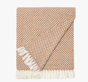 Manta de algodón 100% Jacquard personalizada, manta de hilo suave tejida personalizada para Decoración - Product Image 1