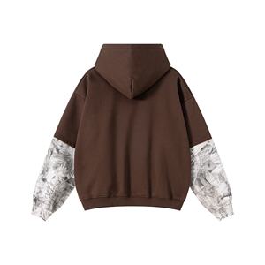 Men's Wear 2025 Autumn Collection High Street European <b>American</b> Style Fleece Lined Camouflage Hooded Men's Sweatshirts - Product Image 2