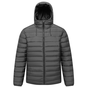 Nuevo producto cortavientos al por mayor, chaquetas de invierno para hombre, chaqueta acolchada de manga larga transpirable con cuello con capucha para hombre - Product Image 1