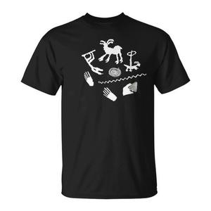 T-shirt promotionnel Petroglyph Rock Art Multiples - Product Image 1