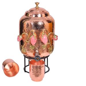 Couvercle écologique en cuivre brillant poli de qualité supérieure, distributeur d'eau potable à usage domestique disponible en vrac - Product Image 3