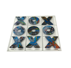 เกมกระดาน TAC TAC TAC TAC TAC TAC TAC Tac Toe ทำจากอะคริลิคด้านบนดีไซน์สุดหรูของเล่นเพื่อการศึกษา - Product Image 1