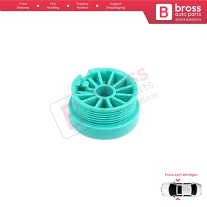 BWR5597 Window Regulator Repair <b>Cable</b> Roll <b>Gear</b> Reel Wheel Pulley Front Door for Ducato MK2 Boxer Jumper Relay 230 244 1994-2006 - Product Image 3