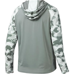 Sweat à capuche confortable en molleton 100% coton imprimé camouflage doux, chaud, respirant, décontracté pour l'extérieur, avec poche - Product Image 2