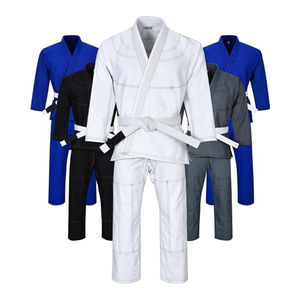 Personnalisé noir brodé Jiu Jitsu brésilien Gi léger BJJ uniforme confortable Kimono Arts martiaux - Product Image 5