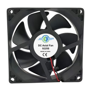 92x92x25 мм вентилятор для компьютера на солнечной батарее с двумя шарикоподшипниками, вытяжной двигатель 24 В, радиатор постоянного тока - Product Image 2