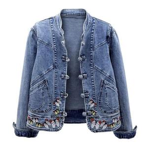 <b>Top</b> Quality Breathable Washed <b>Woman</b> Jacket Stylish New Customize Design Jeans Jacket 100% Cotton Premium Denim Jacket - Product Image 1