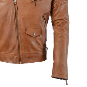 Vestes en cuir pour hommes de qualité supérieure à prix abordable, style streetwear, veste en cuir tendance pour hommes - Product Image 6