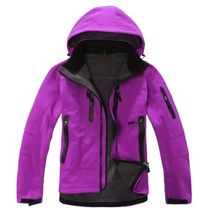 Veste softshell imperméable pour hommes, vêtements tactiques d'extérieur, veste d'hiver coupe-vent de camping et de pêche personnalisée - Product Image 5