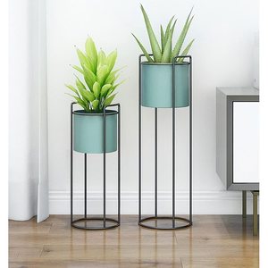 Support de fleur en métal intérieur salon balcon décoration Pot de fleur support extérieur fer Art Support support de sol - Product Image 2