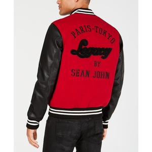 เสื้อแจ็กเก็ตคอปกตั้งสำหรับผู้ชายผ้าคอตตอนพิมพ์โลโก้งานตามสั่ง - Product Image 3