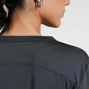 Active Fuse Full Sleeves Yoga Top Dark <b>Grey</b> Tee with Fuse Technology - Product Image 2
