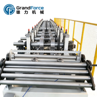 Machine de formage à froid de poutres en Z personnalisées à grande vitesse, marque GrandForce, certifiée CE, contrôlée par PLC, pour la fabrication de poutres en acier