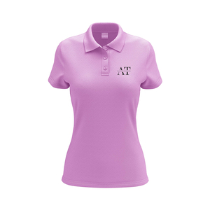 Direct Factory Sales High Quality Women's Polo Shirt Custom Slim Casual Spring Summer Printed Embroidered Logo Polyester Fabric - Product Image 1