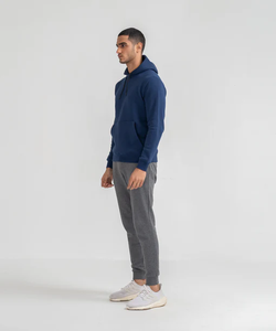 Sudadera con Capucha de Felpa 100% Algodón, Transpirable y Antiencogimiento, Personalizada por el Fabricante, para Hombre, Talla Grande, OEM, Marca Privada, MOQ Bajo de 50 Piezas, Frente - Product Image 3