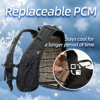 Combinaison de refroidissement Megacool légère, imperméable, anti-UV, 1,4 kg, confortable à porter, avec système de refroidissement et de chauffage PCM