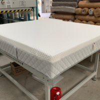 Matelas Orthopédique Durable en Mousse à Mémoire de Forme Refroidissante et à Ressorts Ensachés Sleep Well - Tailles Personnalisables, Emballé en Rouleau, 100% Coton