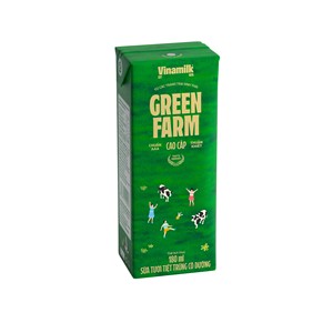 Vinamilk Green Farm Lait frais sucré UHT de haute qualité 180ml x 48 boîtes/carton pour adultes et enfants-Vente en gros - Product Image 2
