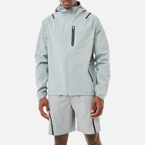 Conjunto de Chaqueta y Pantalones Cortos de Nailon de Verano Personalizados para Hombre, Chándal Cortavientos de Alta Calidad. Sudadera con Capucha y Pantalones Cortos de Estilo Urbano, OEM - Product Image 5