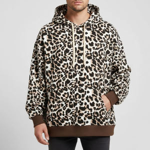 Sudadera con Capucha Extra Grande con Estampado de Leopardo para Hombre, Nueva Llegada, Superventas, Secado Rápido y Transpirable - Product Image 1