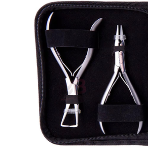 Surgical Grade Stainless Steel Micro <b>Beads</b> Remover Plier Multi-Functional Hair <b>Extension</b> Tools Kit - Product Image 3