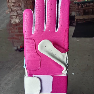 Prix de gros Gants d'entraînement de baseball et softball en cuir de vachette confortables et originaux Gants de frappeur respirants à manchette longue - Product Image 6