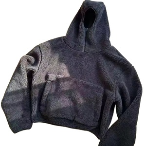 Sweat à capuche épais de style japonais Épaisseur 560g Pull en molleton d'agneau Sweat à capuche demi-zip pour hommes - Product Image 2