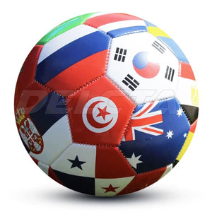 Light <b>Weight</b> Soft Leather Promotional Soccer <b>Ball</b> Customized Logo Promotional Soccer Football - Product Image 3