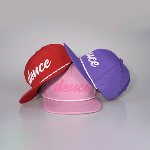 Vietnam usine chapeau OEM ODM haute qualité 5 panneau plat Bill Baseball Snapback casquette fait Vietnam coton Polyester caoutchouc Golf corde - Product Image 3