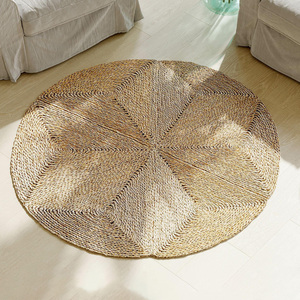 Alfombra redonda lavable de algas marinas alfombra y alfombras de área circular de dormitorio moderno para sala de estar al precio más barato al por mayor - Product Image 6