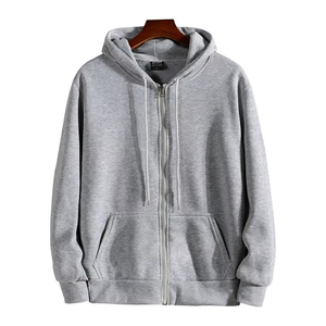 เสื้อฮู้ดมีซิปสำหรับผู้ชาย, เสื้อสเวตเชิ้ตลำลองแขนยาวปักลายดีไซน์ทรงหลวมใส่เล่นกีฬาฤดูใบไม้ร่วงฤดูหนาว - Product Image 3