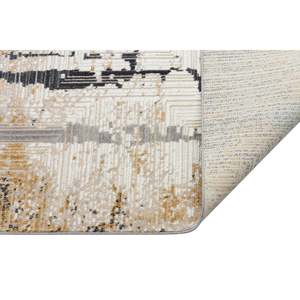 Tapis moderne multicolore Netline PR005 Perre, 60% viscose, 40% acrylique, pour chambre à coucher, bureau et chambre d'enfant, tapis Home Depot - Product Image 4