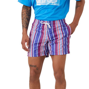 Short de bain décontracté 100% coton avec impression numérique pour hommes avec cordon de serrage à la taille et poches Meilleure vente en gros - Product Image 1