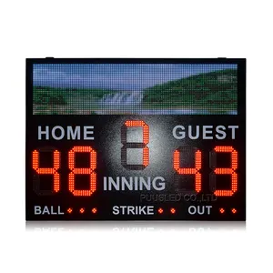 IP53防水户外led记分牌led棒球体育比赛用记分牌
