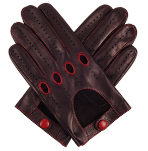 Gants de moto de course à doigts courts de super qualité Gants d'équitation de vélo respirants Broderie personnalisée Protection du sport en cuir - Product Image 1