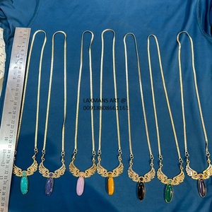 New Fashion <b>Stone</b> Pendant Wholesale From India <b>Stone</b> Pendant Fashion Pendants <b>Stone</b> Charms Fashion Charms Chakra Pendants - Product Image 2