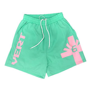 กางเกงขาสั้นผ้าเฟรนช์เทอร์รี่กางเกงขาสั้นของผู้ชายกางเกงขาสั้นฮิปฮอปเอวสองชั้นทำโลโก้ได้ตามต้องการ100% - Product Image 5