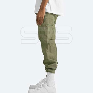 Pantalones Cargo para hombre de bajo precio, pantalones de moda para hombre, pantalones Cargo lavados personalizados transpirables para hombre - Product Image 3