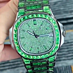 Reloj de Alta Calidad Personalizado con Diamantes Cultivados en Laboratorio, Estilo Hip-Hop, Mecánico, de Lujo, para Regalos Unisex - Product Image 2