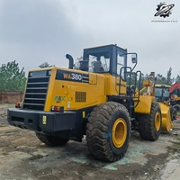 Komatsu WA380 Radlader 18 Tonnen Mittelgroßer Frontlader SAA6D107E1 Motor Gebrauchter Japanischer Bau-Radlader Lagerbestand