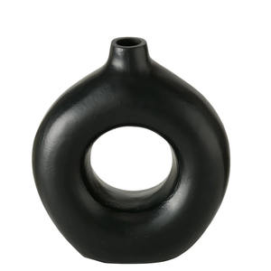 Artesanías Golden Bud Shape Iron Metal Jarrón para bodas Eventos Fiestas Duchas nupciales Decoración de mesa Floreros - Product Image 4