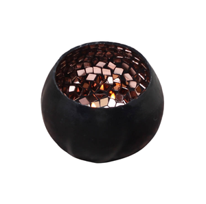 Vaisselle Décoration Fer Votif Bleu Feuille Votive Bougeoir Pour Salon Décor À La Main Personnalisé - Product Image 6