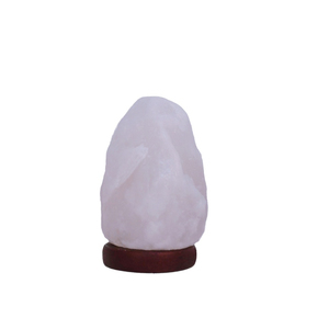 Crystal White 5-5.5 Kg Eco-Friendly Himalayan Natural Rock Salt <b>Lamp</b> Carved Style Wooden Base OEM Available <b>Love</b> Natural Crafts - Product Image 4