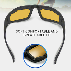 Lot de 3 lunettes de soleil de sport pour le cyclisme et la moto avec protection anti-vent - Product Image 6