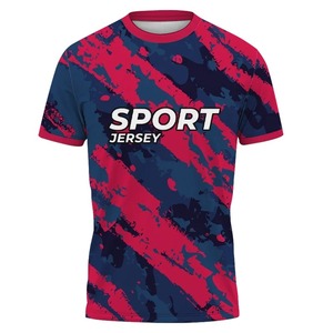 เสื้อทีมฟุตบอลผู้ชายลำลองฤดูร้อนเสื้อกีฬาแฟชั่นราคาต่ำระบายอากาศแขนสั้นวิ่งกลางแจ้ง - Product Image 4