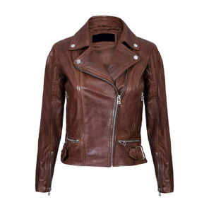 Veste en cuir matelassée pour femme de qualité supérieure fabriquée en usine pour l'hiver, respirante, personnalisable, vente en gros - Product Image 1