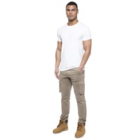 Offre Spéciale pantalon de plein air cargo personnalisé pour hommes grande taille dernière conception en coton respirant décontracté plat avant Cordura technologie