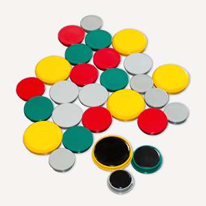 50 magneti organizzativi diversi in sacchetto PE - Product Image 1